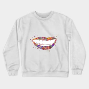 Mouth, smiling mouth Crewneck Sweatshirt